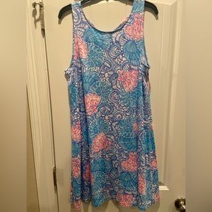 Lilly Pulitzer Cotton Kristen Swing Dress size Large